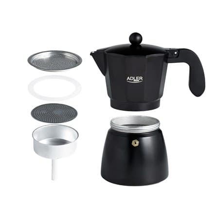 Adler | Espresso-kahvinkeitin | AD 4421 | Musta