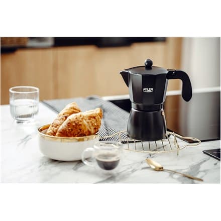 Adler | Espresso-kahvinkeitin | AD 4421 | Musta