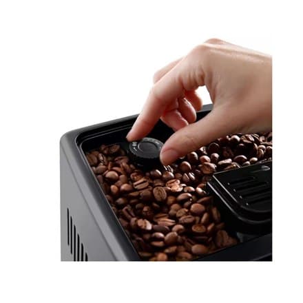 Delonghi | Kaffemaskine | Dinamica Plus ECAM380.85.SB | Pumpetryk 15 bar | Indbygget mælkeskummer | Automatisk | 1450 W | Han står
