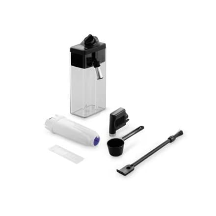 Delonghi | Kaffemaskine | Dinamica Plus ECAM380.85.SB | Pumpetryk 15 bar | Indbygget mælkeskummer | Automatisk | 1450 W | Han står