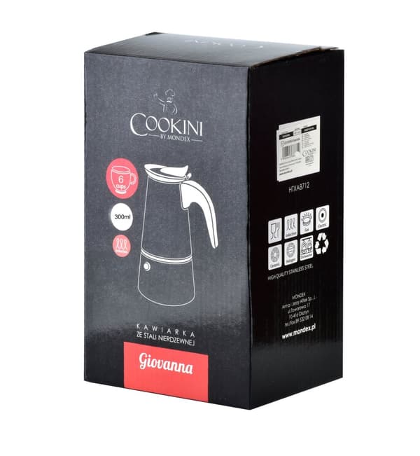 GIOVANNA Kaffebryggare 300ml COOKINI 9,5x11,5xh20cm