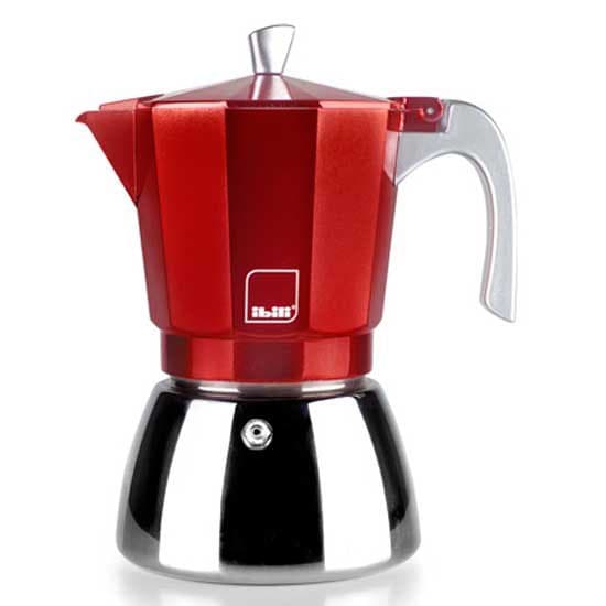Ibili Elba Red Espressomaskine 12 Kopper