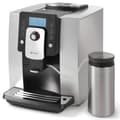 Miniatyrbild 1 av 2: One Touch automatisk kaffemaskin med mjölkbehållare 600ml SILVER Hendi 208984