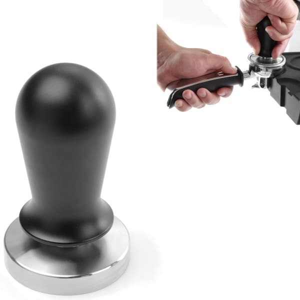Tamper, fjäderbelastad, dynamometrisk kaffetamper, dia. 58 mm