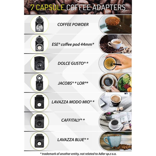 Camry Camry Cr 4414 Kapselkaffemaskine  One Size / EU Plug