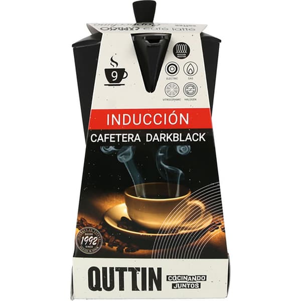 Quttin 9-service Induktionskaffebryggare Svart