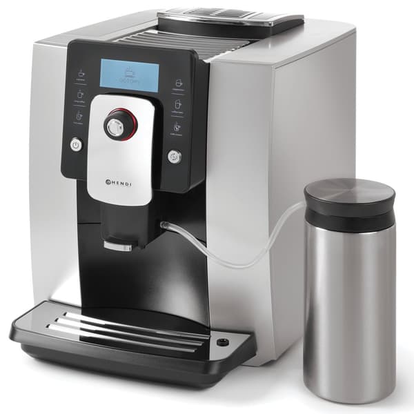One Touch automaattinen kahvinkeitin maitosäiliöllä 600ml SILVER Hendi 208984