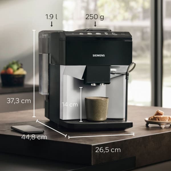Siemens TP511R01 EQ500 kaffemaskine, sort