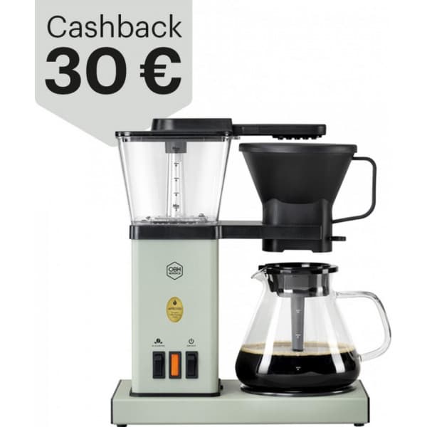 OBH Nordica Blooming Prime Misty Green -kaffemaskine, grøn