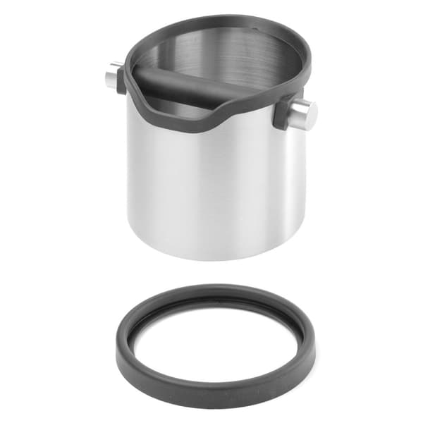 Rund stålbeholder til kaffegrums