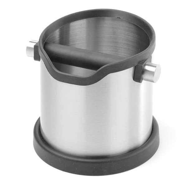 Rund stålbeholder til kaffegrums