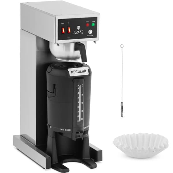 Filterkaffemaskin med termobehållare och kran, 2,5 l, 1900 W