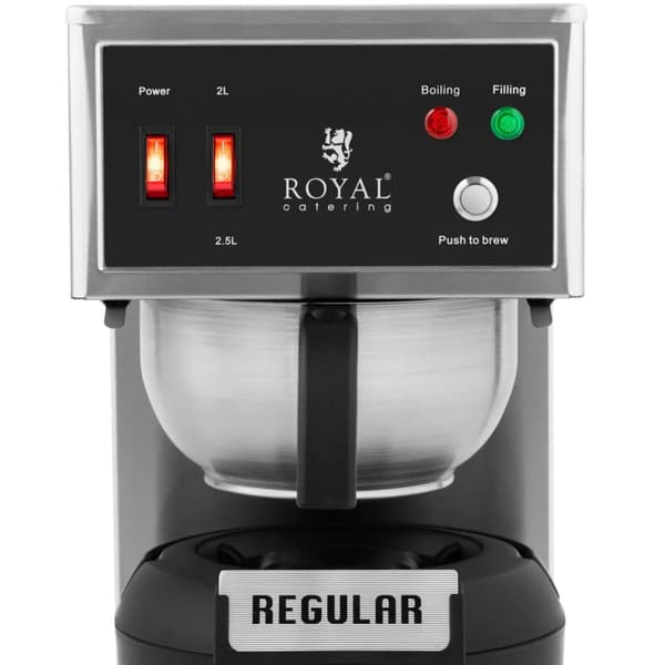 Filterkaffemaskine med termobeholder og hane, 2,5 l, 1900 W