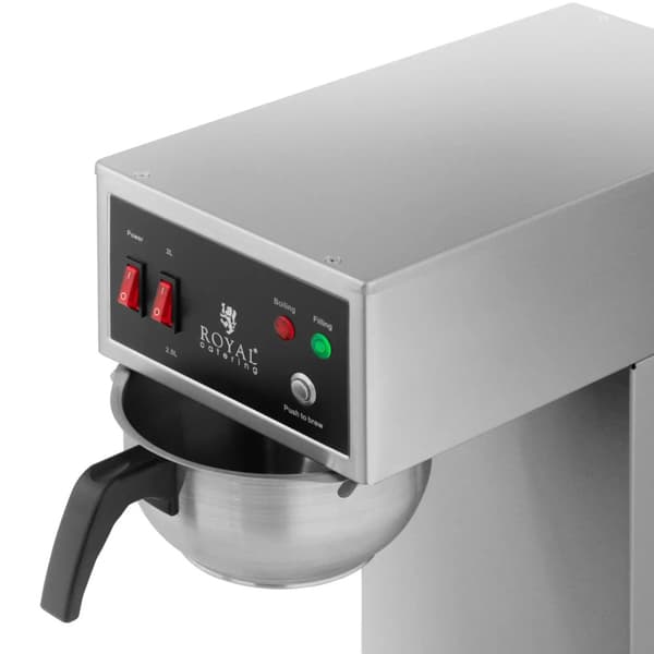 Filterkaffemaskine med termobeholder og hane, 2,5 l, 1900 W