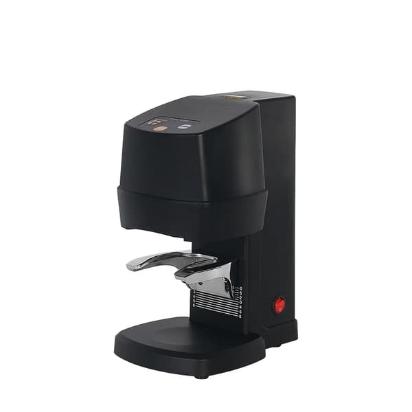 Elektrisk Kaffetampningsmaskin, 100W Effekt, Justerbart Tryck 10-30kg,EU, svart