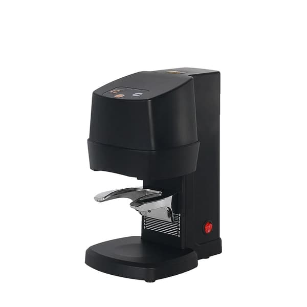 Elektrisk Kaffetampningsmaskin, 100W Effekt, Justerbart Tryck 10-30kg,EU, svart