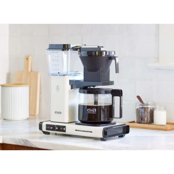 Moccamaster Automatisk kaffemaskine, mat hvid