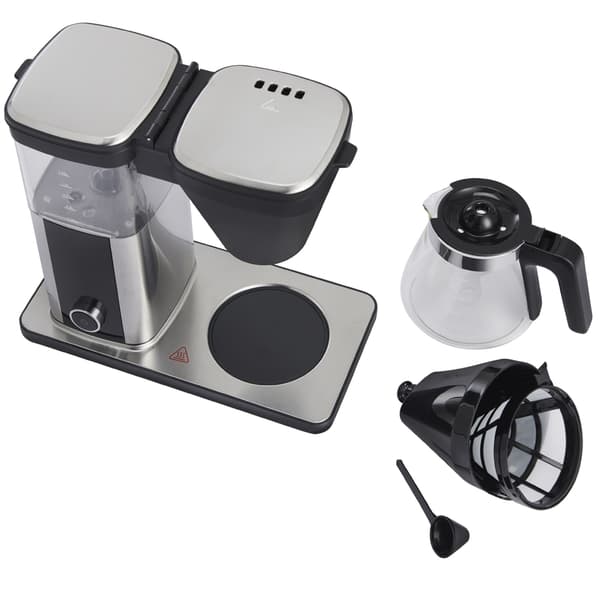 Ströme Kaffetrakter 10 Kopper – 1550 W, Dryppstopp, Automatisk Varmeplate, Glasskanne