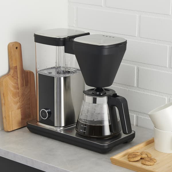 Ströme Kaffetrakter 10 Kopper – 1550 W, Dryppstopp, Automatisk Varmeplate, Glasskanne