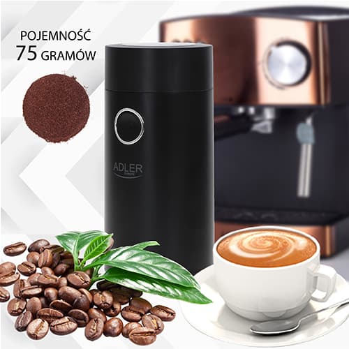 AD 4446 sort sølv Kaffekværn