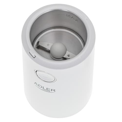 AD 4446 hvid sølv kaffekværn