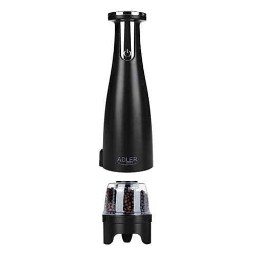 AD 4449 svart Krydd-, salt- och pepparkvarn - Set med 3 kvarnar - USB