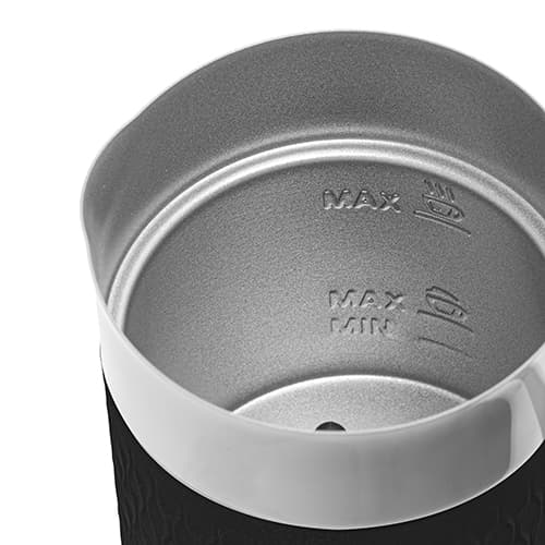 AD 4494 sort mælkeskummer - opskumning og opvarmning (latte og cappuccino)
