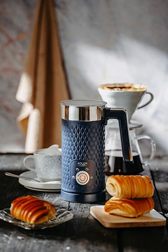 AD 4494 mørkeblå mælkeskummer - opskumning og opvarmning (latte og cappuccino)