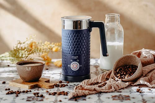 AD 4494 mørkeblå mælkeskummer - opskumning og opvarmning (latte og cappuccino)