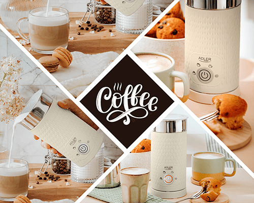 AD 4495 mælkeskummer - opskumning og opvarmning (latte og cappuccino)