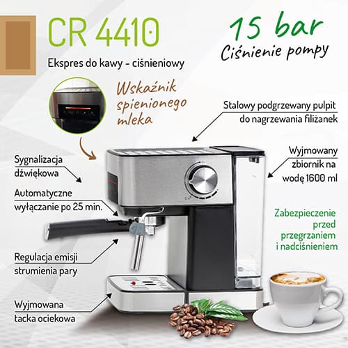 CR 4410 Kaffebryggare - tryck