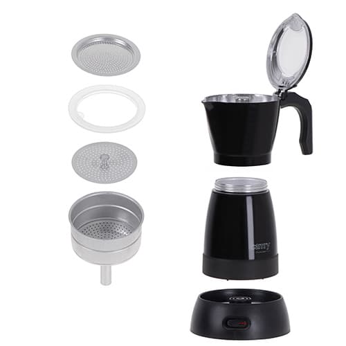CR 4415 sort Elektrisk kaffemaskine Moka