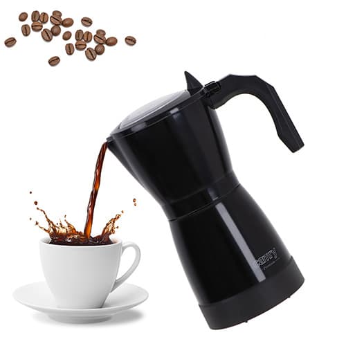 CR 4415 sort Elektrisk kaffemaskine Moka