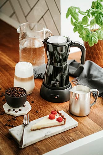 CR 4415 sort Elektrisk kaffemaskine Moka