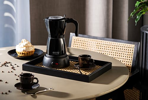 CR 4415 sort Elektrisk kaffemaskine Moka