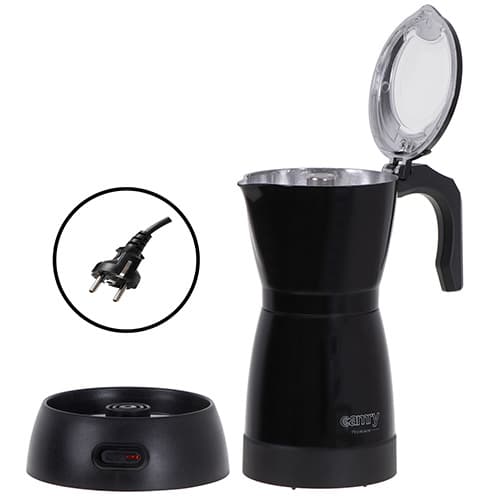 CR 4415 musta Sähkökäyttöinen kahvinkeitin Moka