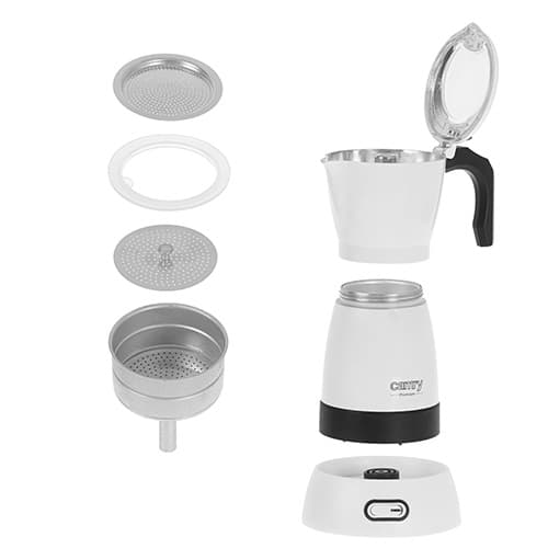 CR 4415 hvid Elektrisk kaffemaskine Moka