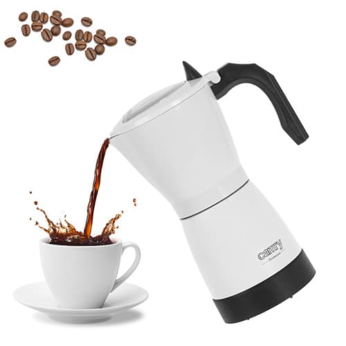 CR 4415 hvid Elektrisk kaffemaskine Moka