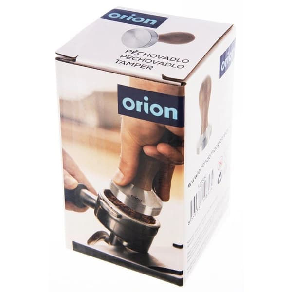 Tamper Coffee Tamper Stål Trä Solid Slitstark ORION 50 mm