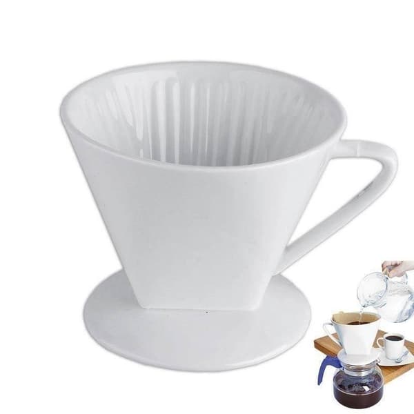 Kaffefiltertratt och infusionsanordning i porslin