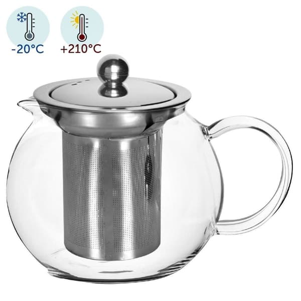 Kande med si til brygning af tekande kedel te infuser urter 0,8 l