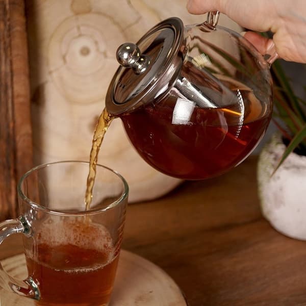 Kande med si til brygning af tekande kedel te infuser urter 0,8 l