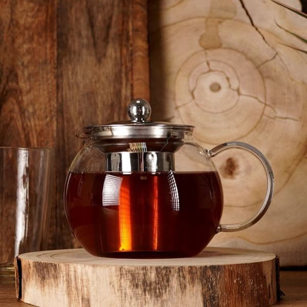 Kande med si til brygning af tekande kedel te infuser urter 0,8 l