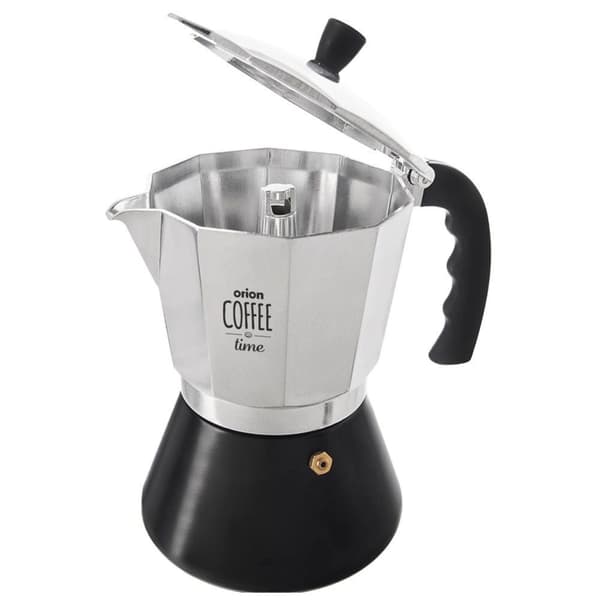 Gasinduktions kaffebryggare trycksatt aluminium italiensk fast ORION 450 ml