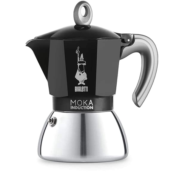 Bialetti Moka Induction Mokkapannu 6 kupillista – Musta