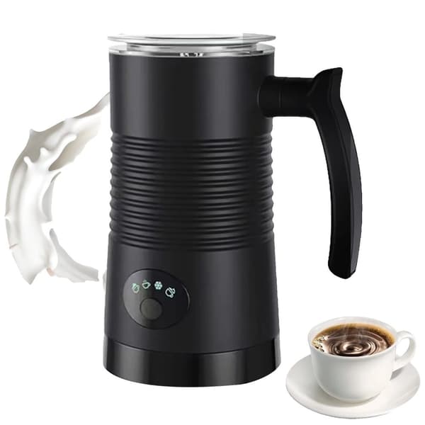 Sähkökermavaahtotin, 4-in-1-toiminnallisuus, 350 ml kapasiteetti,EU, musta