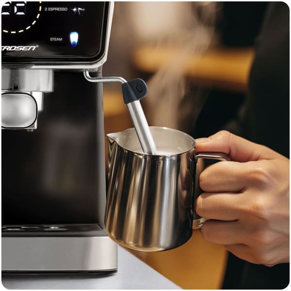 Kaffemaskine stempel 20 bar Berdsen BD-771 sort