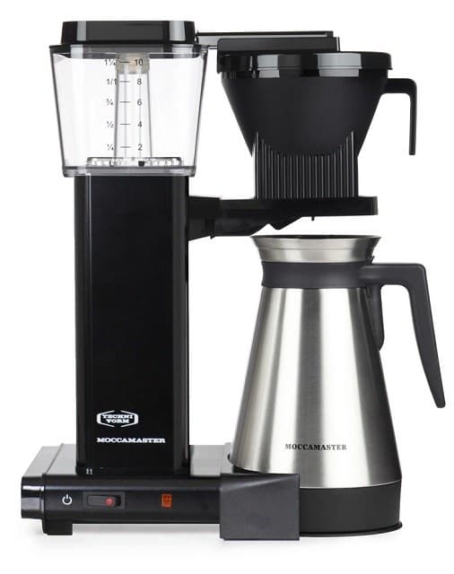 MOCCAMASTER KBGT 741 SORT Filterkaffemaskine + Termokande