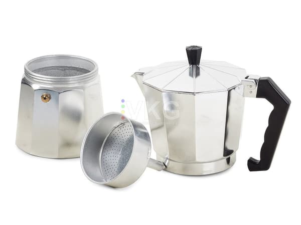 Kaffemaskine kaffemaskine 12 kaffer 600ml aluminium