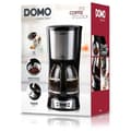 Miniatyrbild 5 av 6: Filterkaffebryggare - DOMO - DO708K - 1000 W - 1,5 L - 12 koppar - LCD-skärm - 24-timmars timer - Svart och rostfritt stål